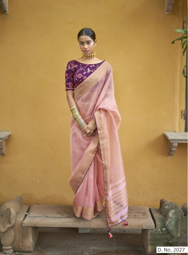 Kimora Falak Soft Organza Designer Saree Collection